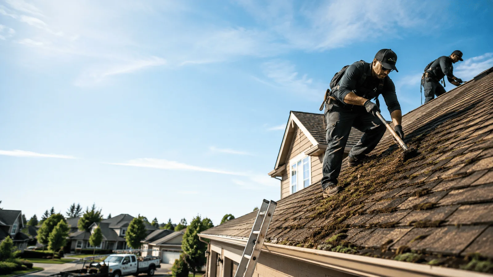 Roof Moss Removal in Mason, IL near me